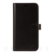 【iPhone11 Pro Max ケース】LEATHER WALLET CASE (MIDNIGHT BLACK) Leather Folio