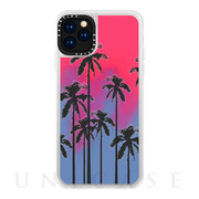 【iPhone11 Pro ケース】Black Summer Palm Tree / Neon Sand Blue Pink