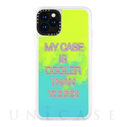 【iPhone11 Pro ケース】MY CASE IS COOLER THAN YOURS / Neon Sand Green Yellow