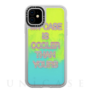【iPhone11 ケース】MY CASE IS COOLER THAN YOURS / Neon Sand Green Yellow