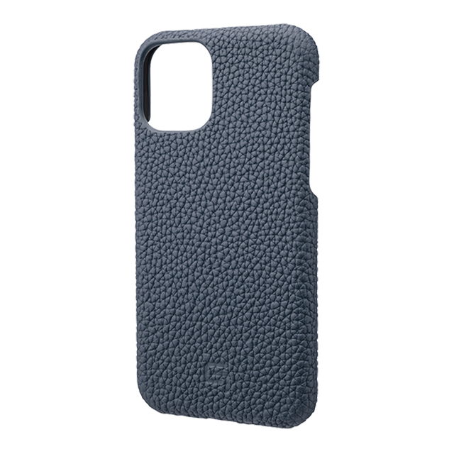 【iPhone11 Pro ケース】Shrunken-Calf Leather Shell Case (Navy)サブ画像
