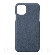 【iPhone11 Pro Max ケース】Shrunken-Calf Leather Shell Case (Navy)