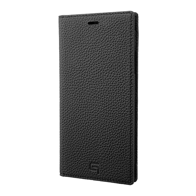 【iPhone11 Pro Max/XS Max ケース】Shrunken-Calf Leather Book Case (Black)サブ画像