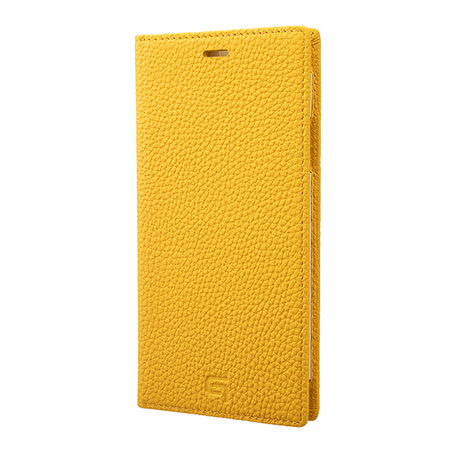 【iPhone11 Pro Max/XS Max ケース】Shrunken-Calf Leather Book Case (Yellow)goods_nameサブ画像