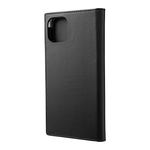 【iPhone11 Pro Max/XS Max ケース】Genuine Leather Book Case (Black)goods_nameサブ画像