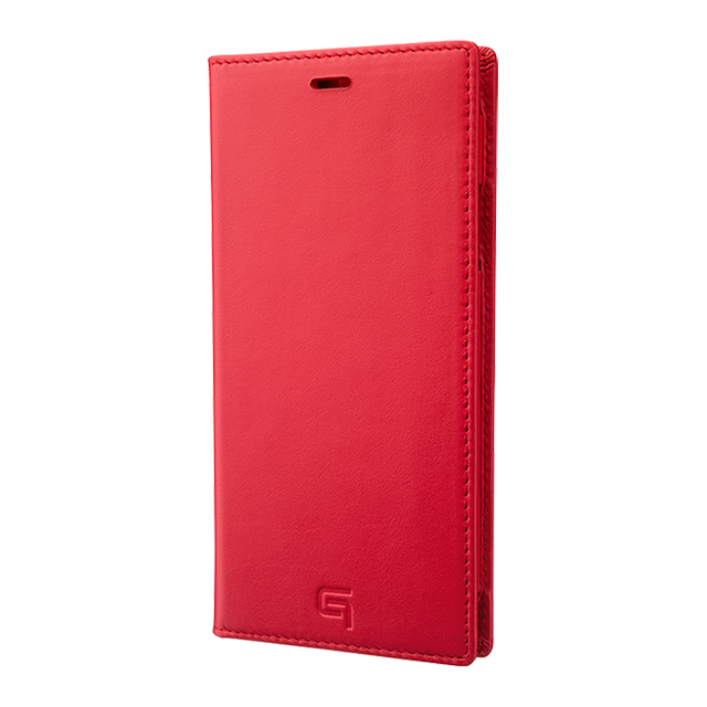 【iPhone11 Pro Max/XS Max ケース】Genuine Leather Book Case (Red)サブ画像