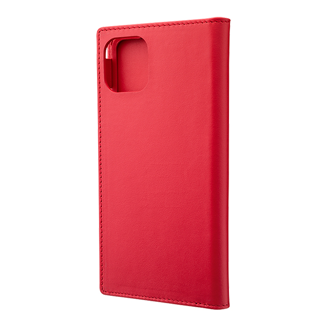 【iPhone11 Pro Max/XS Max ケース】Genuine Leather Book Case (Red)サブ画像