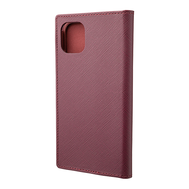 【iPhone11/XR ケース】“EURO Passione” PU Leather Book Case (Wine)サブ画像