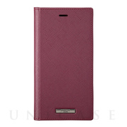 【iPhone11/XR ケース】“EURO Passione” PU Leather Book Case (Wine)