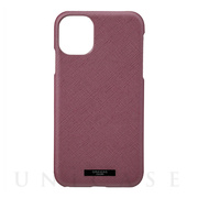 【iPhone11/XR ケース】“EURO Passione” PU Leather Shell Case (Wine)