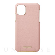 【iPhone11 Pro Max ケース】“Shrink” PU Leather Shell Case (Pink)