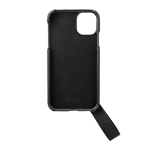 【iPhone11/XR ケース】“TAIL” PU Leather Shell Case (Black)サブ画像