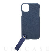 【iPhone11 Pro Max ケース】“TAIL” PU Leather Shell Case (Navy)