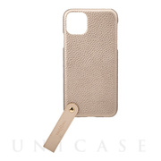 【iPhone11 Pro Max ケース】“TAIL” PU Leather Shell Case (Gold)