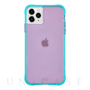 【iPhone11 Pro ケース】Tough Neon (Purple/Turquoise)