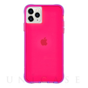 【iPhone11 Pro Max ケース】Tough Neon (Pink/Purple)