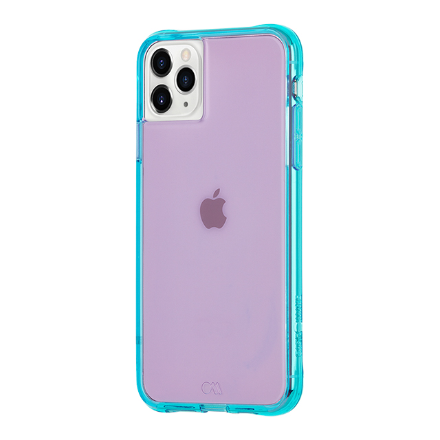 【iPhone11 Pro Max ケース】Tough Neon (Purple/Turquoise)サブ画像