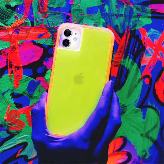 【iPhone11 Pro Max ケース】Tough Neon (Green/Pink)goods_nameサブ画像