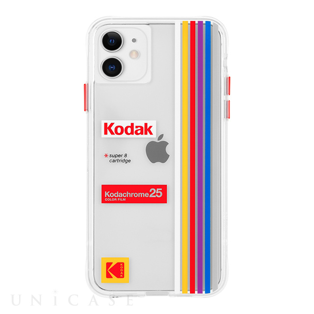【iPhone11/XR ケース】Kodak (Clear Striped)