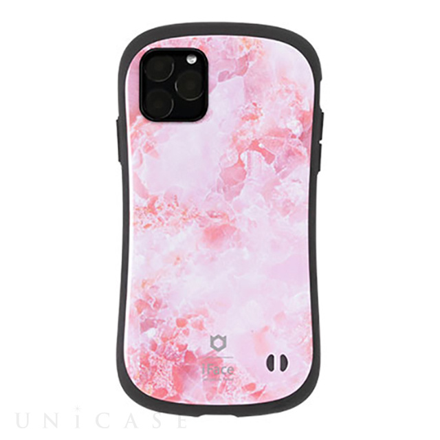 【iPhone11 Pro ケース】iFace First Class Marbleケース (ピンク)