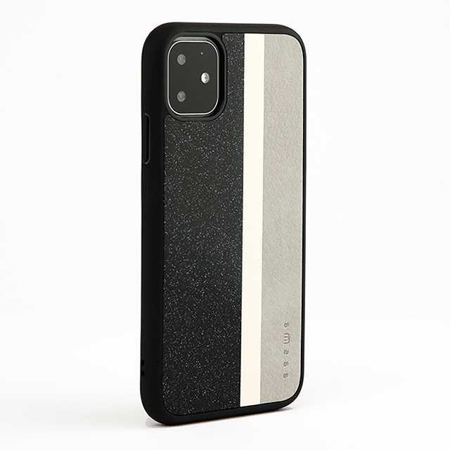 【iPhone11 ケース】Stripe デザインケース (Grey)サブ画像