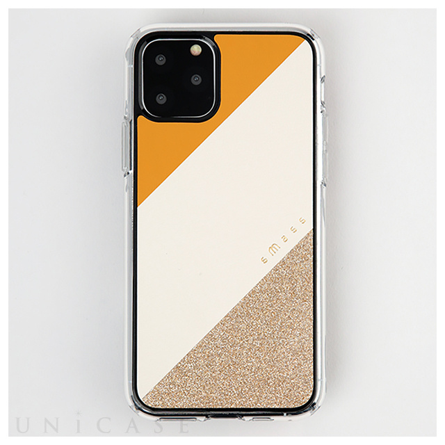 【iPhone11 Pro ケース】Frame デザインケース (Yellow)