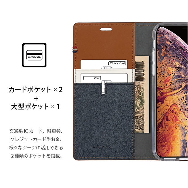 【iPhone11 Pro Max ケース】CAPO.F 本革手帳型ケース (Tan)サブ画像
