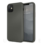 【iPhone11 ケース】Lino プレミアム リキッド シリコン ケース (グレイ)