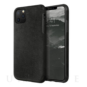 【iPhone11 Pro Max ケース】Sueve スエードレザー素材採用ケース (BLK)