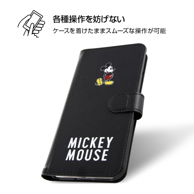【iPhone11 Pro Max ケース】ディズニーキャラクター/手帳型アートケース マグネット (ミッキーマウス_025)サブ画像
