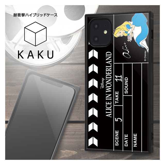 【iPhone11 ケース】ディズニーキャラクター/耐衝撃ハイブリッドケース KAKU (バンビ/Clapperboard)サブ画像