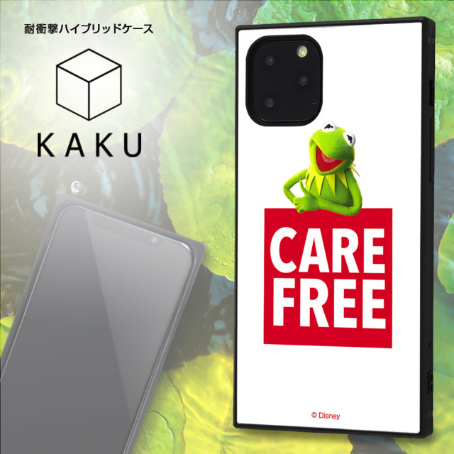 【iPhone11 Pro ケース】マペッツ/Care free_1/耐衝撃ハイブリッドケース KAKU (カーミット/M)サブ画像