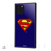【iPhone11 Pro ケース】スーパーマン/耐衝撃ハイブリッドケース KAKU (スーパーマンロゴ)