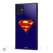 【iPhone11 ケース】スーパーマン/耐衝撃ハイブリッドケース KAKU (スーパーマンロゴ)