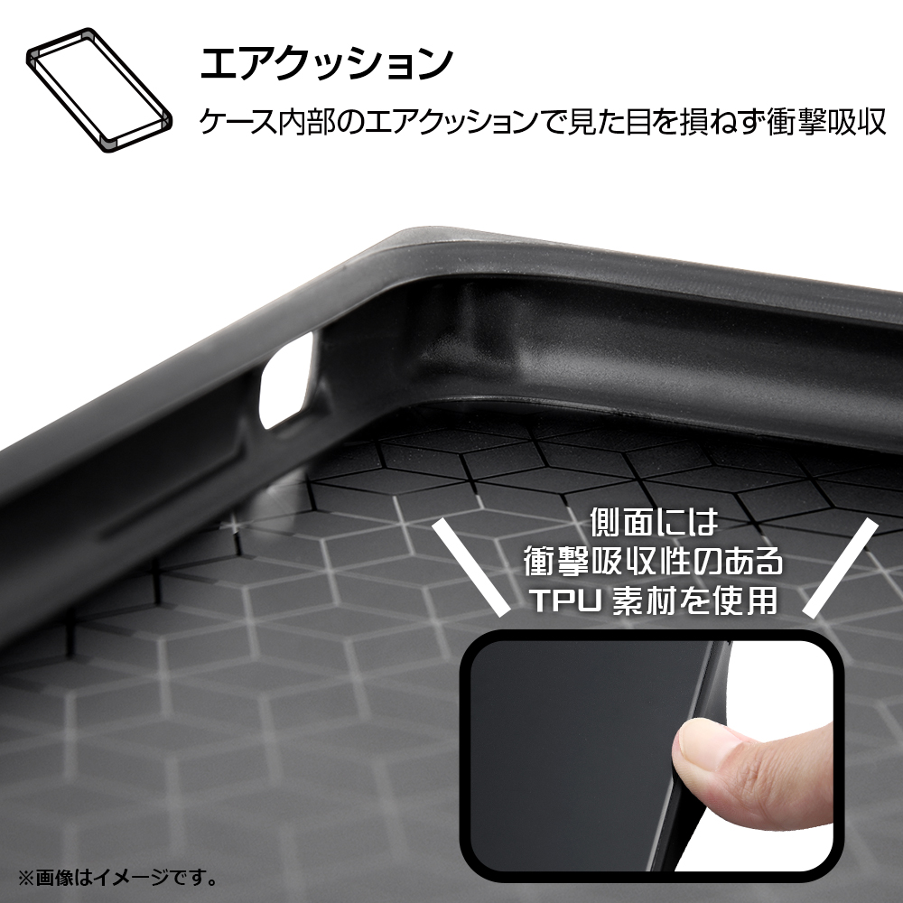 【iPhone11 Pro Max ケース】バットマン/耐衝撃ハイブリッドケース KAKU (バットマンロゴ)サブ画像