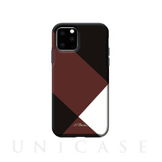 【iPhone11 Pro ケース】Simple style grid case (red )