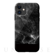 【iPhone11 ケース】Marble series case (black)