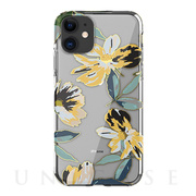 【iPhone11 ケース】Perfume lily series case (yellow)