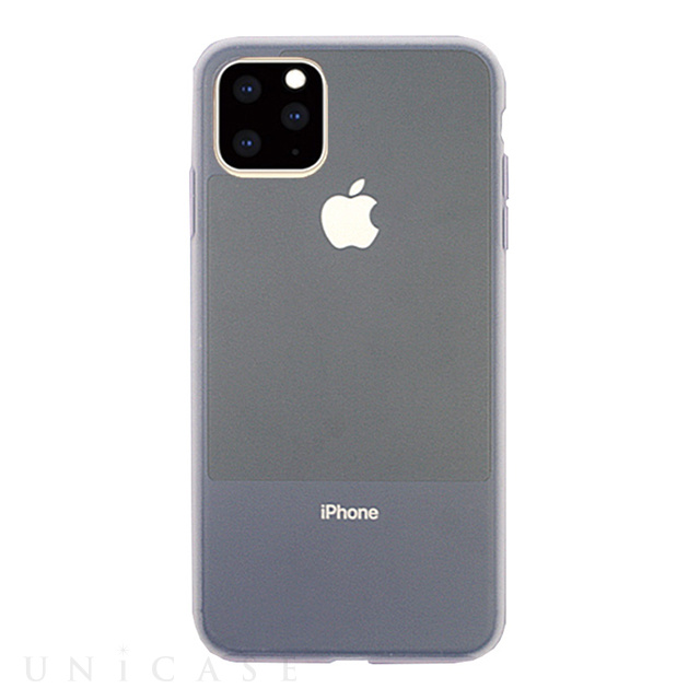 【iPhone11 Pro ケース】CONTRAST SILICON (Clear)