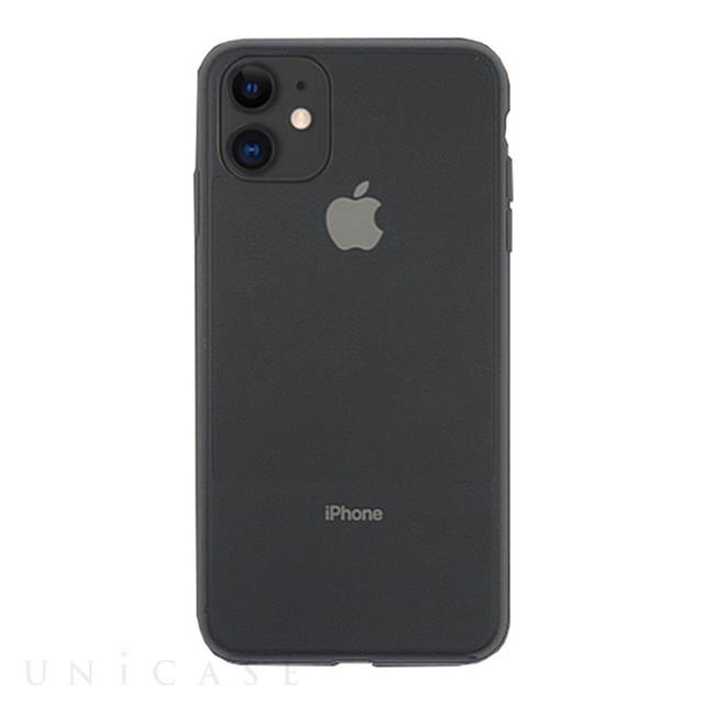【iPhone11 ケース】CONTRAST SILICON (Black)
