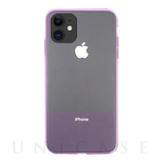 【iPhone11 ケース】CONTRAST SILICON (Purple)