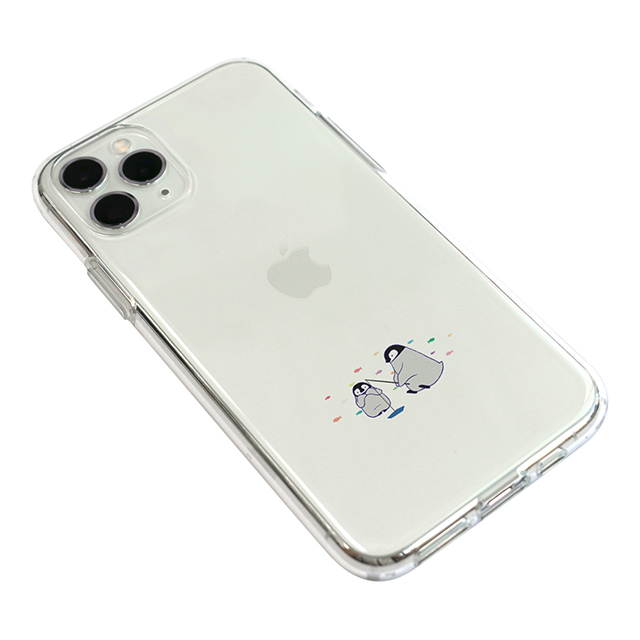 【iPhone11 Pro ケース】ソフトクリアケース (ミニ動物 ペンギン)サブ画像