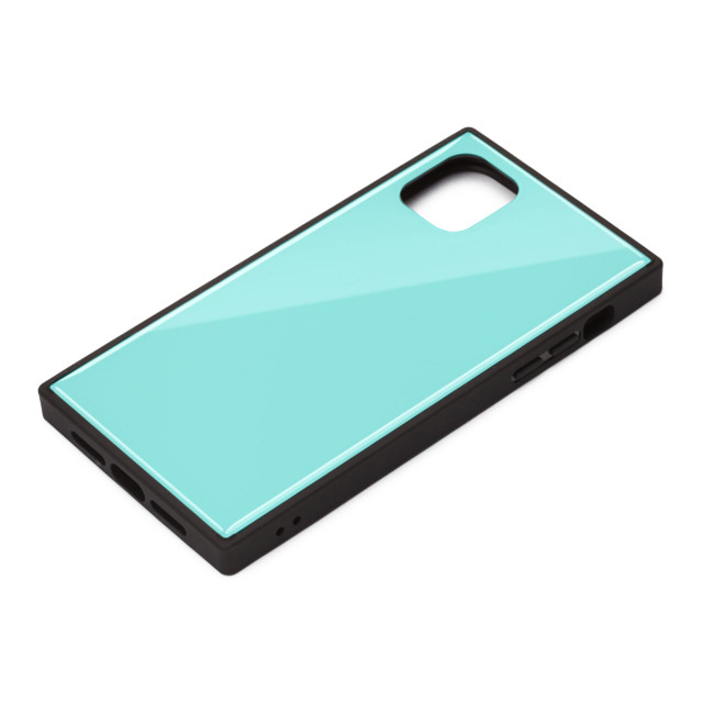 【iPhone11 ケース】ガラスハイブリッドケース (ブルー)サブ画像
