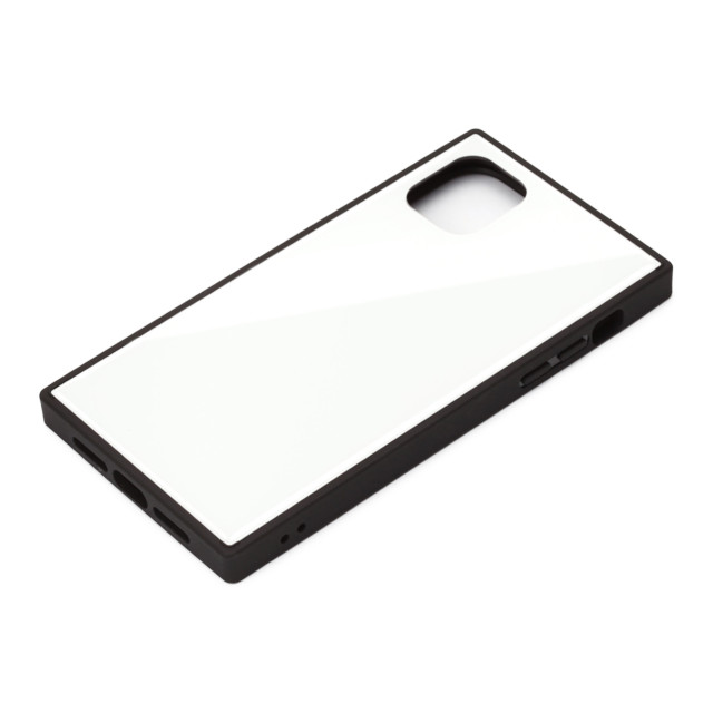 【iPhone11 Pro Max ケース】ガラスハイブリッドケース (ホワイト)サブ画像