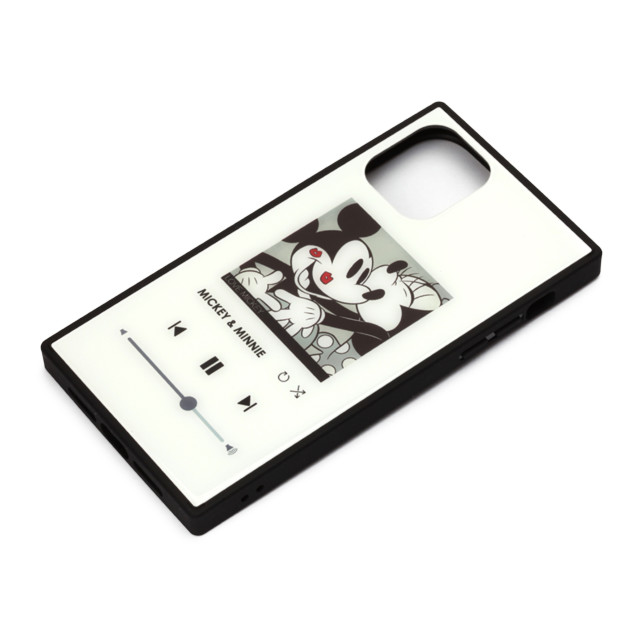 【iPhone11 Pro ケース】ガラスハイブリッドケース (ミッキーマウス/ホワイト)サブ画像