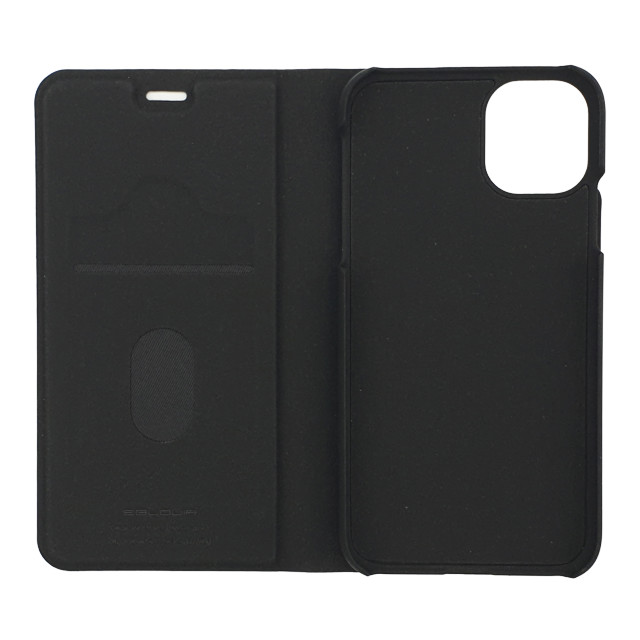 【iPhone11 Pro ケース】Plain Folio  (Black)サブ画像