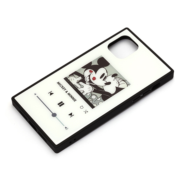 【iPhone11 Pro Max ケース】ガラスハイブリッドケース (ミッキーマウス/ホワイト)サブ画像