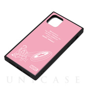 【iPhone11 ケース】ガラスハイブリッドケース (キャプテン・アメリカ/ピンク)