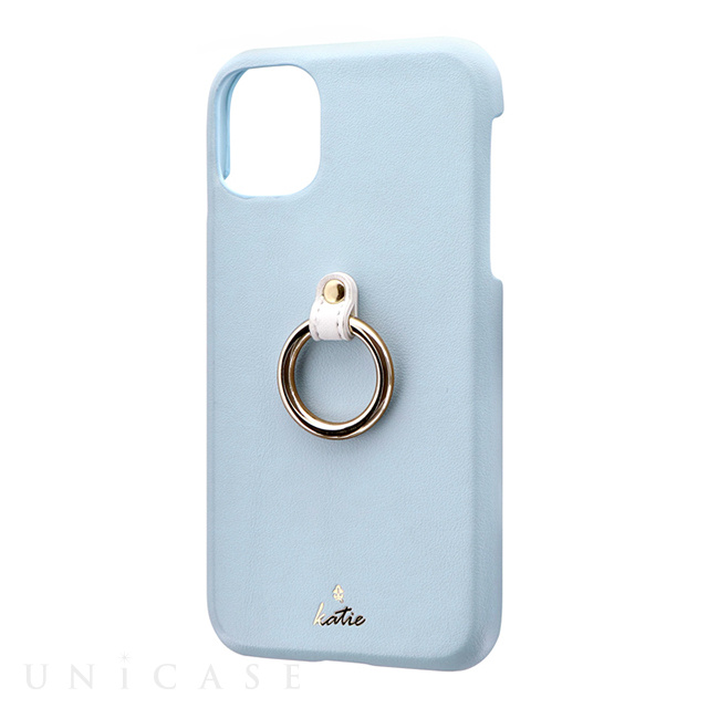 【iPhone11 ケース】SHELL RING Katie (ブルー)