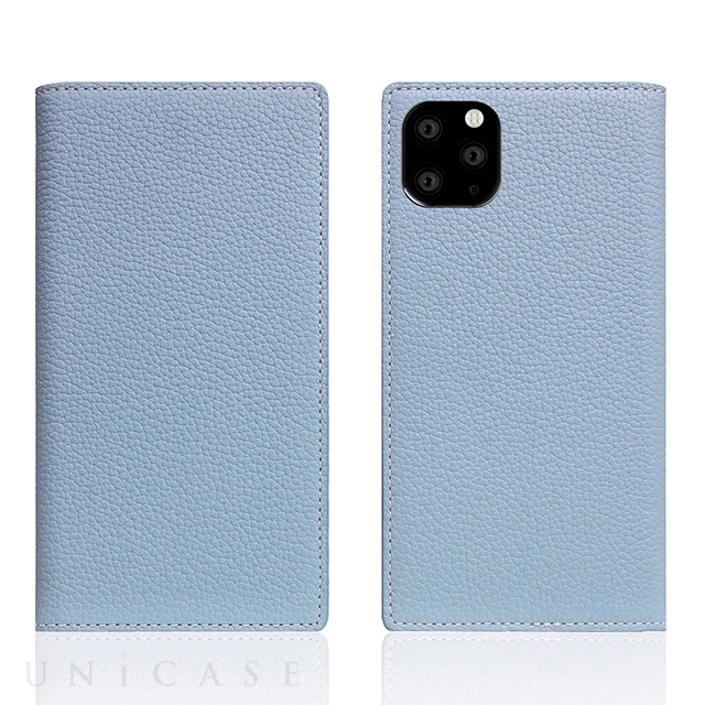 【iPhone11 Pro ケース】Full Grain Leather Case (Powder Blue)
